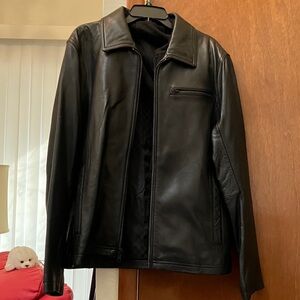 VINCE CAMUTO lamb skin leather jacket